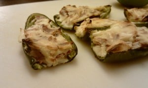 Bacon and Cream Cheese Stuffed Jalapeño Peppers