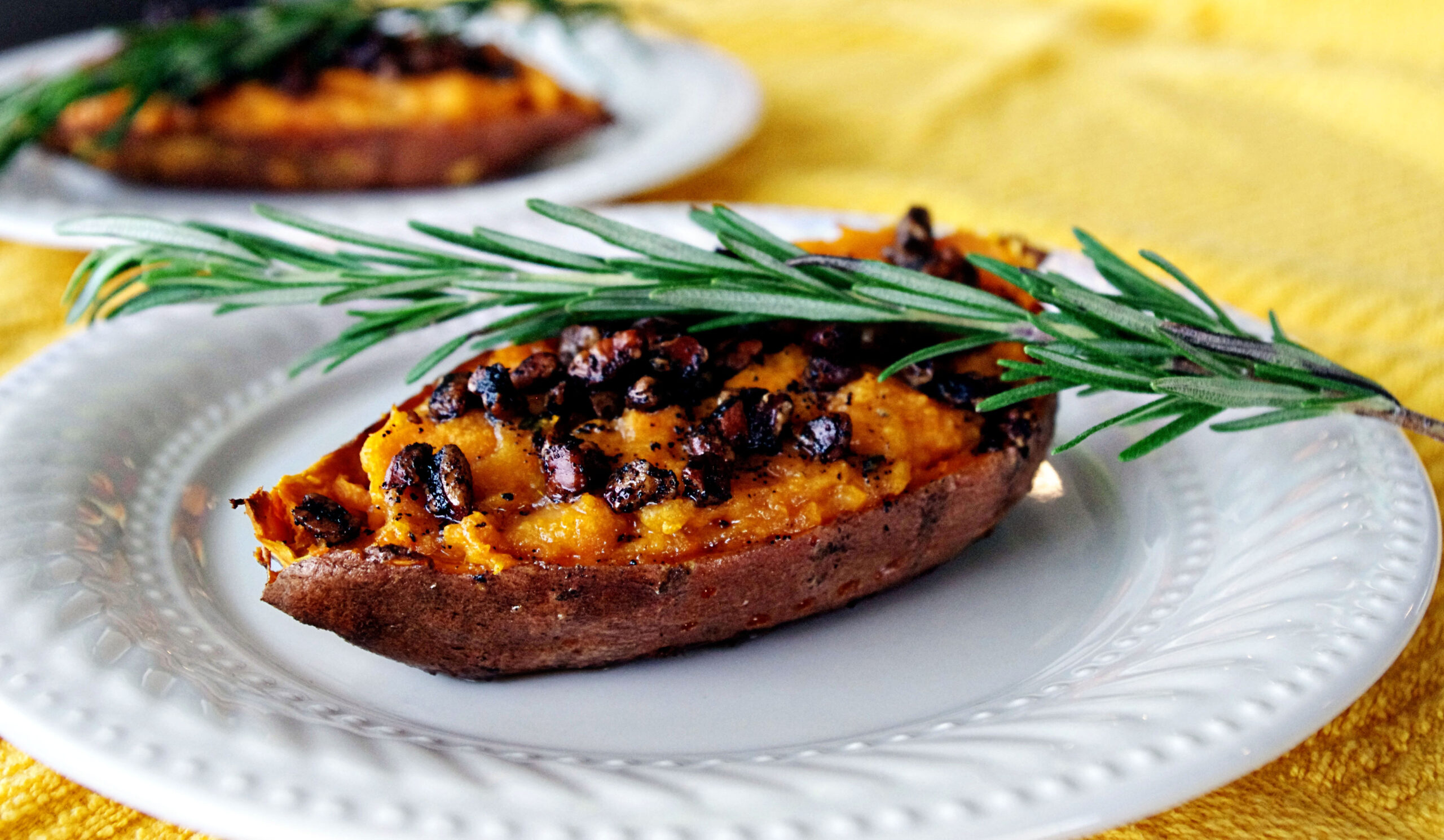 Twice Baked Sweet Potatoes