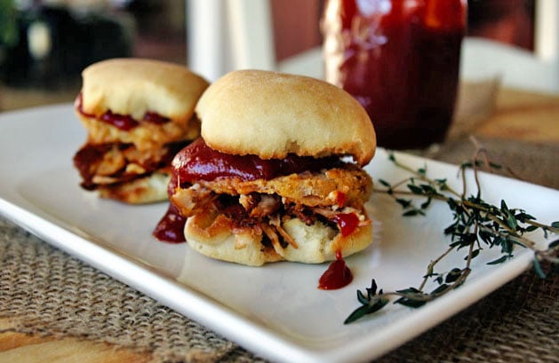BBQ Chicken Sliders