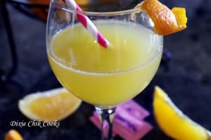Sparkling Creamsicle Cocktail – And Me, Myself and I Link Up