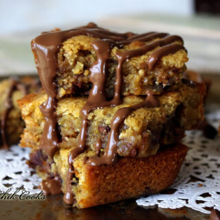 Chocolate Toffee Blondies