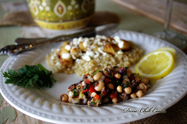 Oregano Chicken with Pearl Couscous