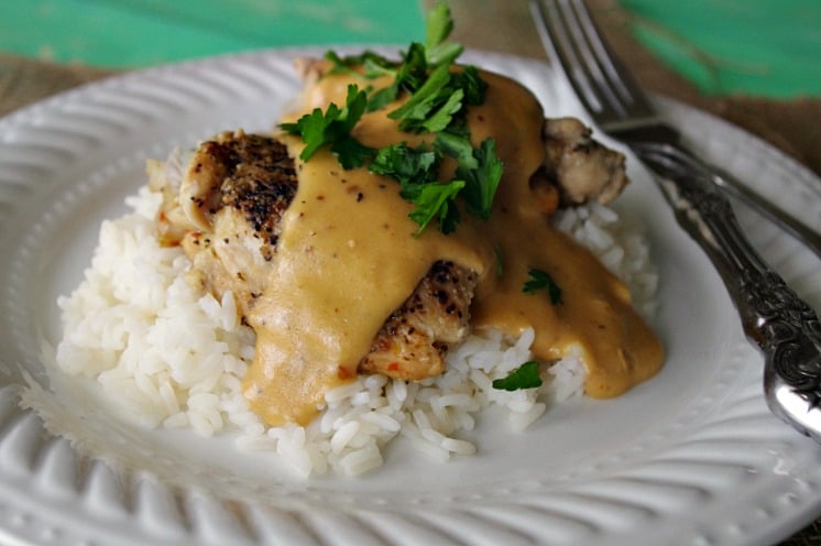 Seared Italian Chicken Thighs