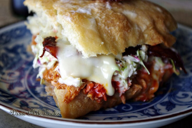 BBQ Chicken Sandwich on Ciabatta