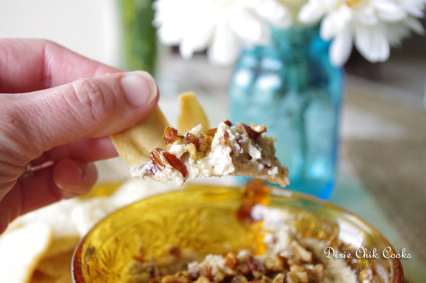 Artichoke Pecan Dip | Dixie Chik Cooks