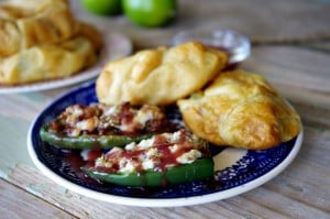 Italian Sausage Jalapeno Poppers with Hot Raspberry Lime Dipping Sauce