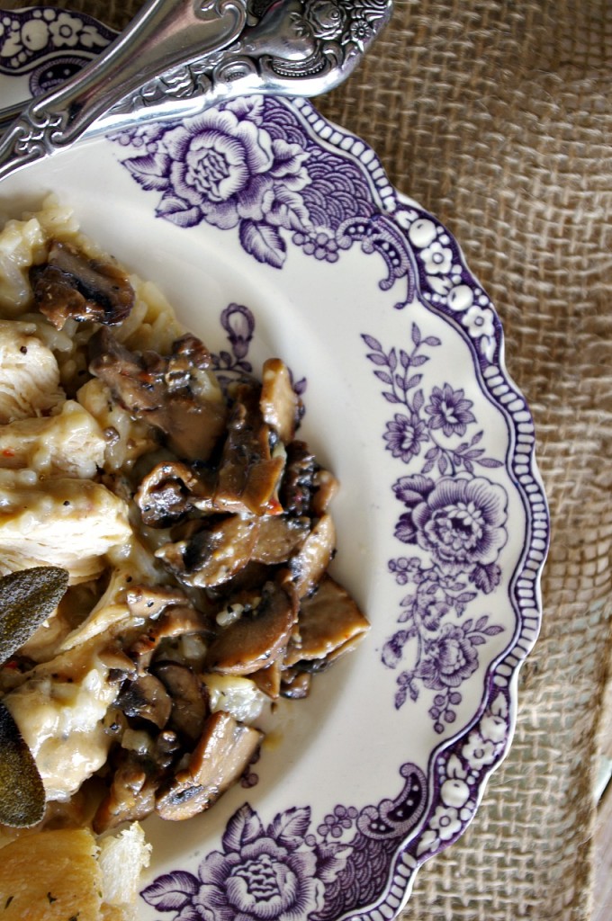 Sherried Chicken with Mushrooms