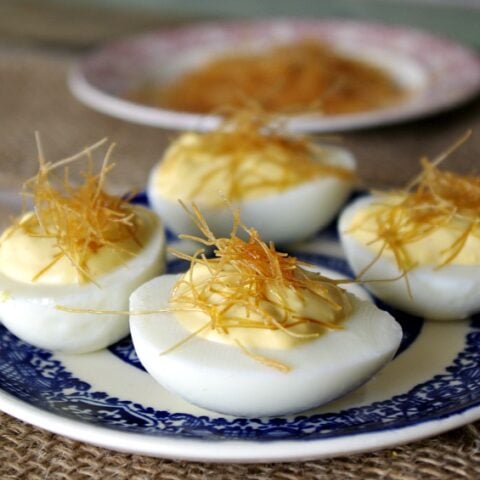 Sriracha Deviled Eggs