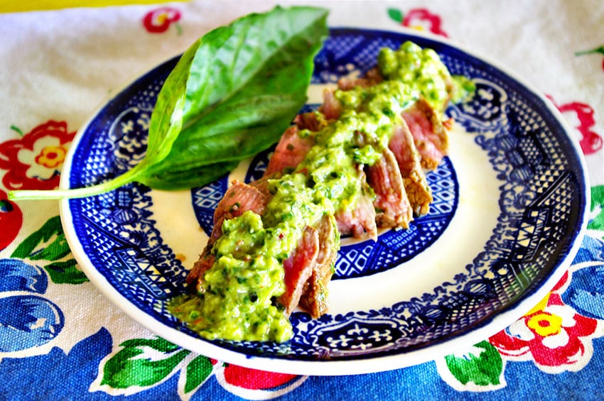 Flank Steak With Chimichurri