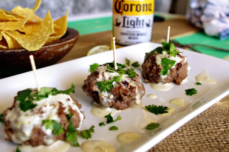 Cantina Queso Stuffed Meatballs