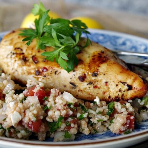 Citrus Chicken with Tabbouleh