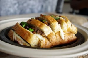 Italian Sausage and Caramelized Onion Pull Apart Bread