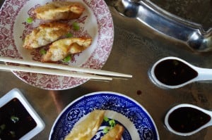 Habanero Cheddar Wontons with Asian Dipping Sauce