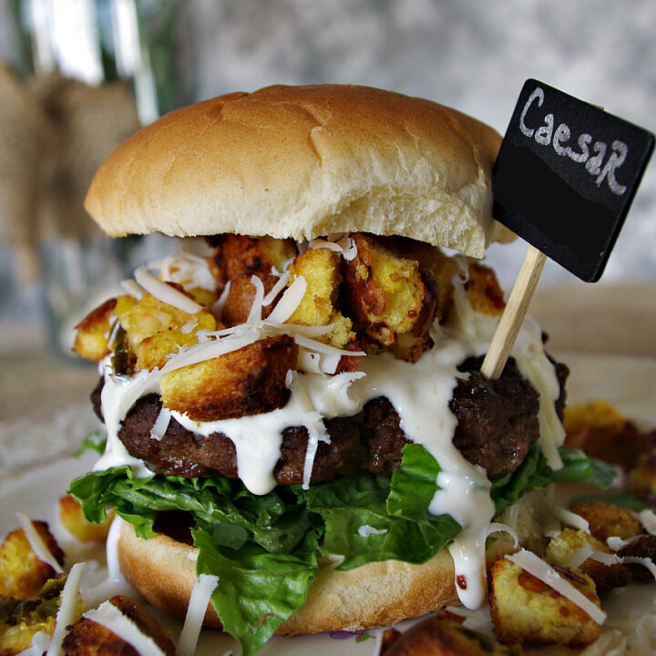 Caesar Salad Burger