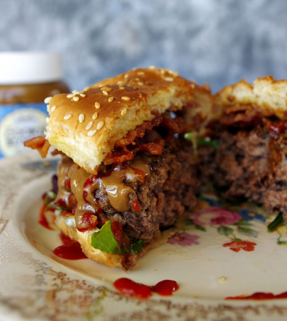 Bacon Burger with Cookie Butter