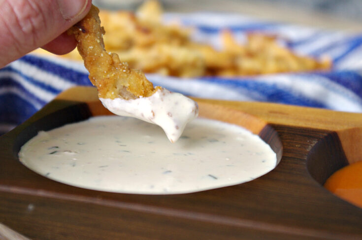 Fried Pickled Onion Strings