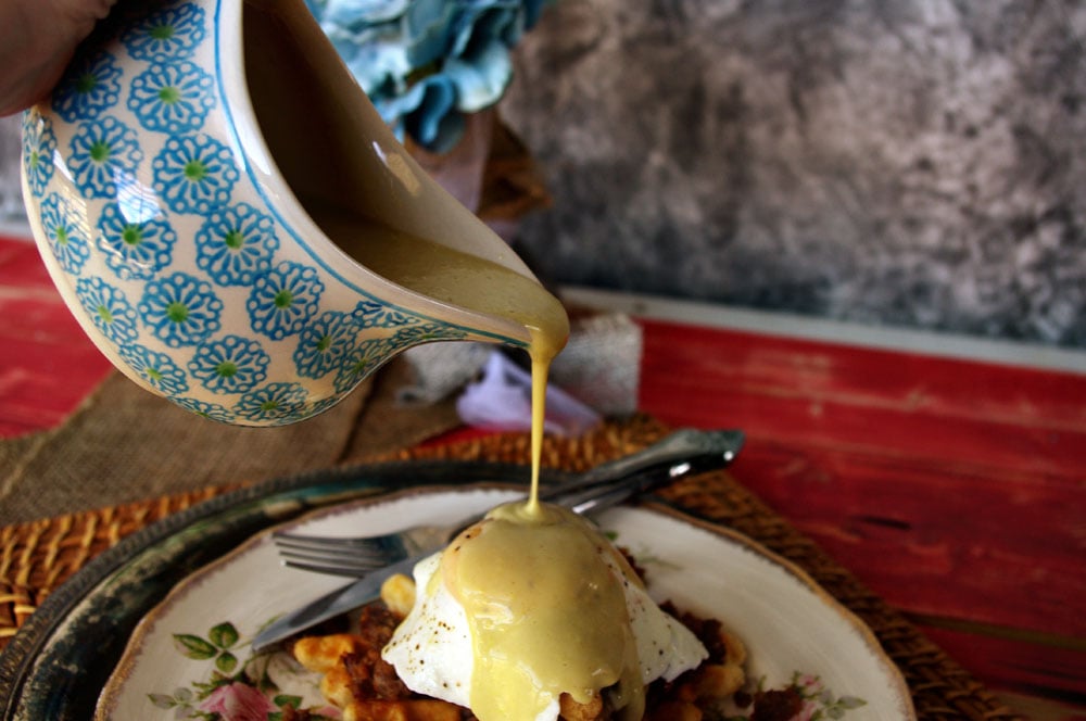 Italian Sausage Eggs Benedict