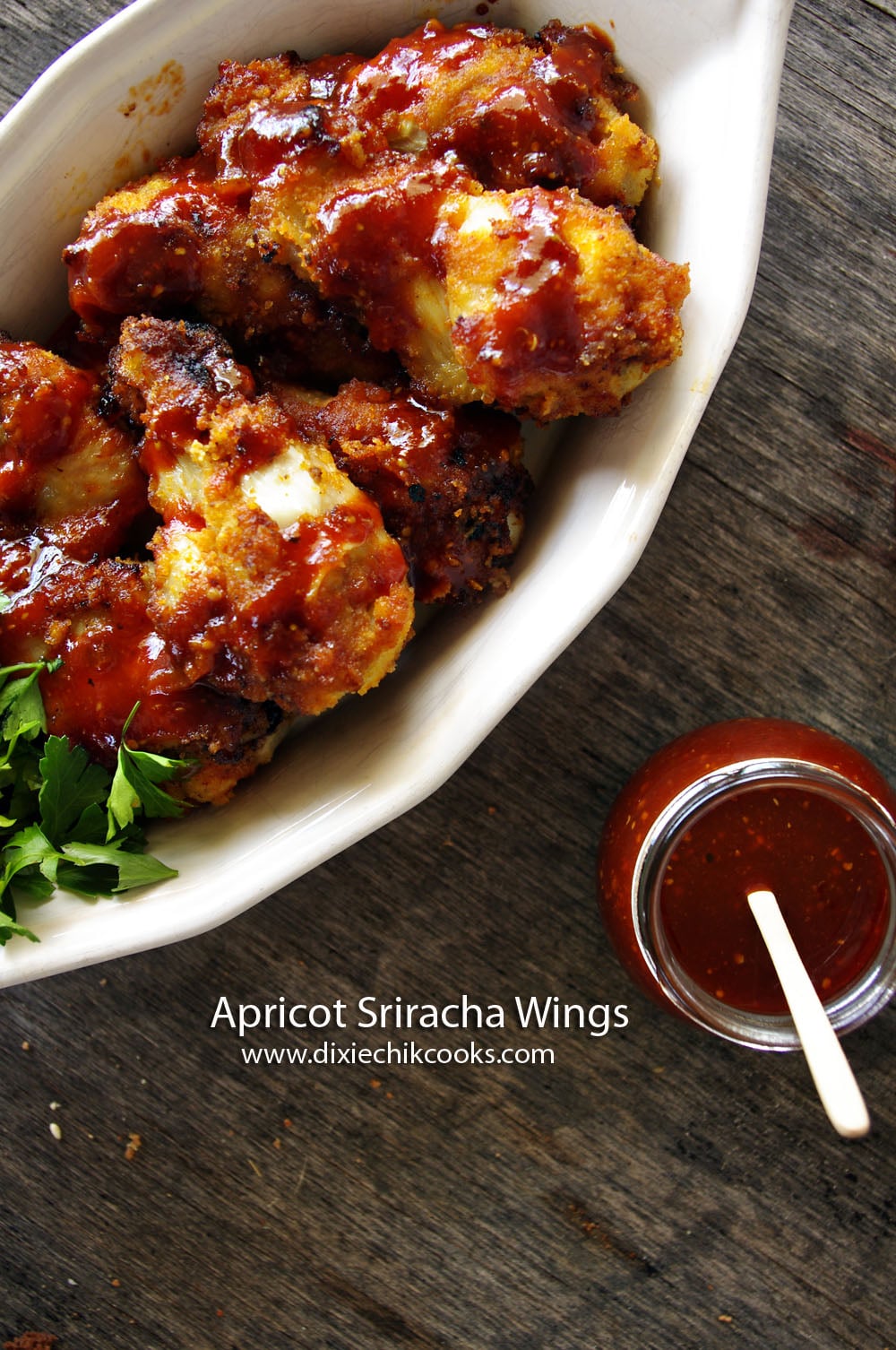 Apricot Sriracha Wings