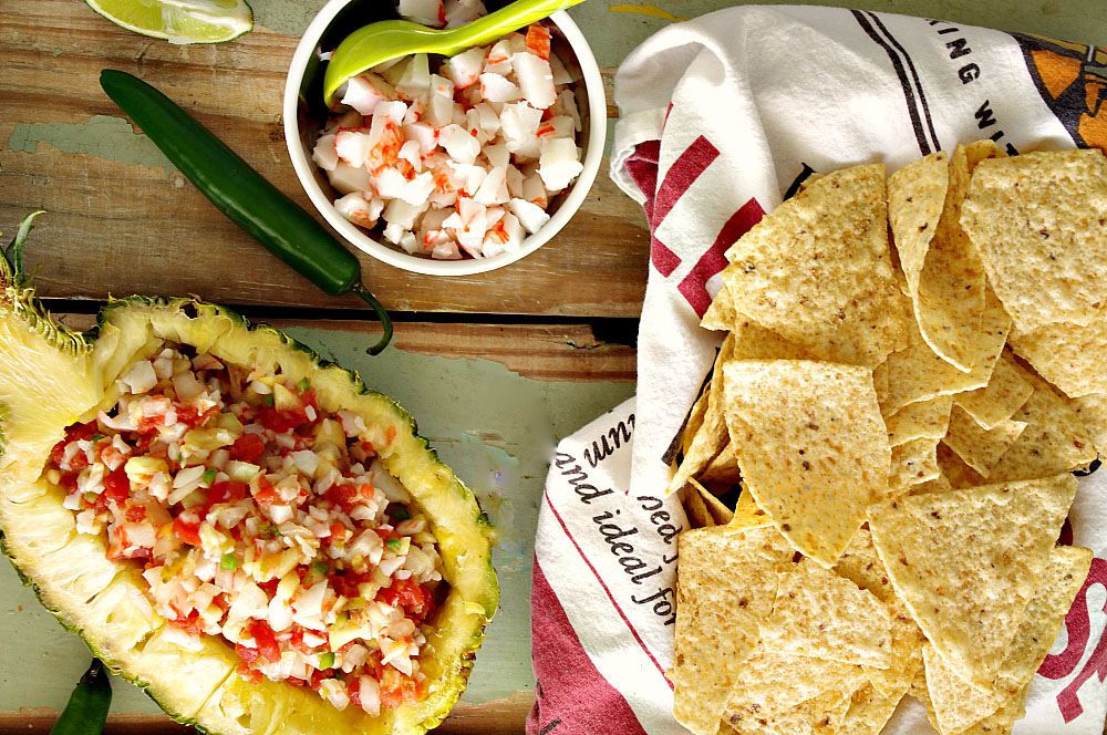 Crab Pineapple Salsa Dixie Chik Cooks