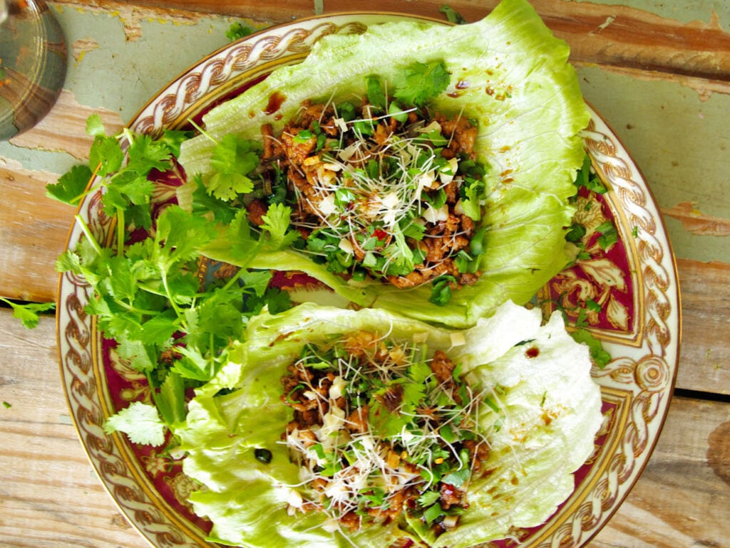Teriyaki Lettuce Wraps