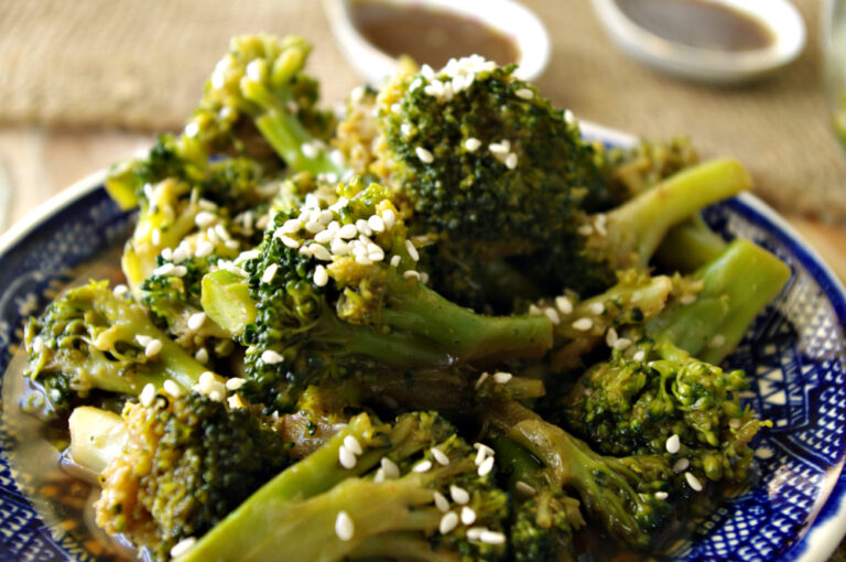 Sesame Ginger Broccoli | Dixie Chik Cooks