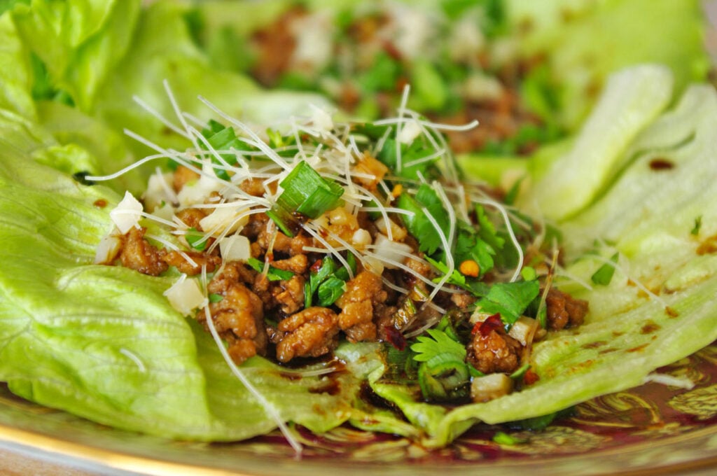 Teriyaki Lettuce Wraps