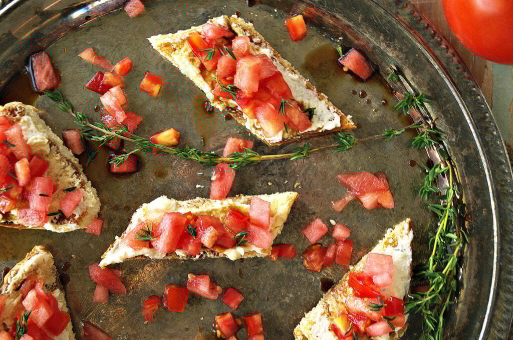Watermelon Bruschetta