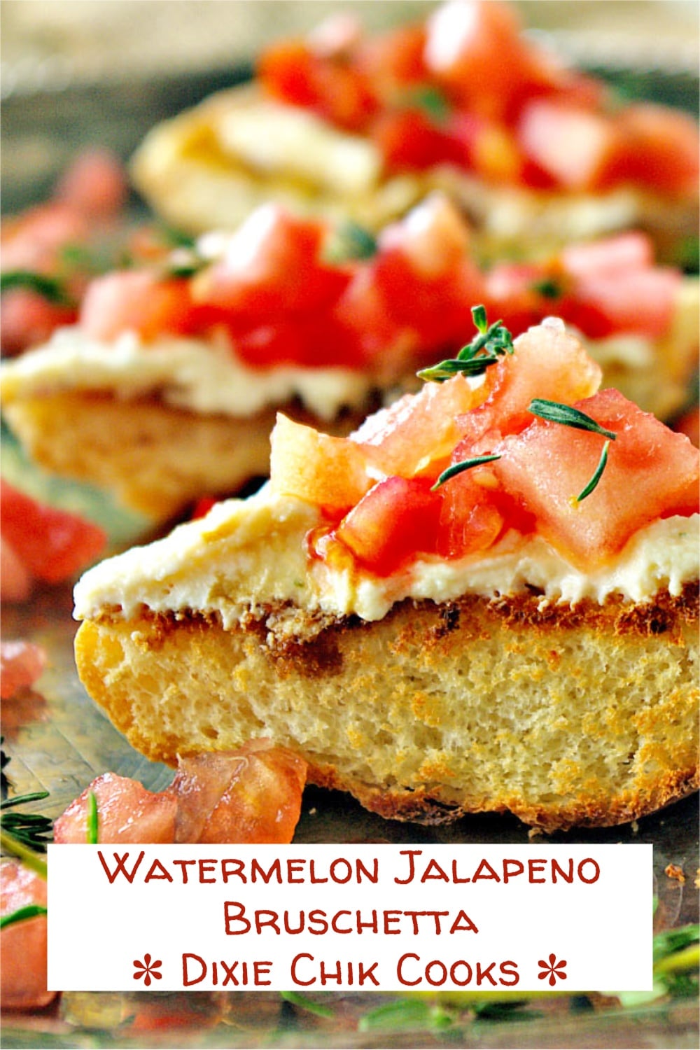 Watermelon Bruschetta