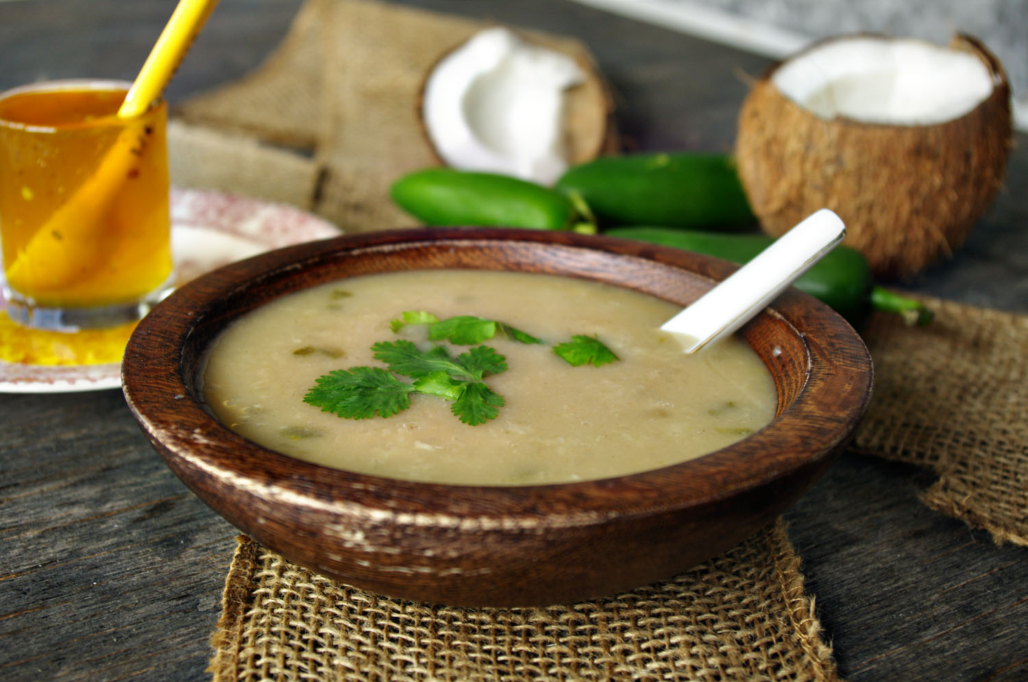 Coconut Jalapeno Basmati Rice Soup Dixie Chik Cooks