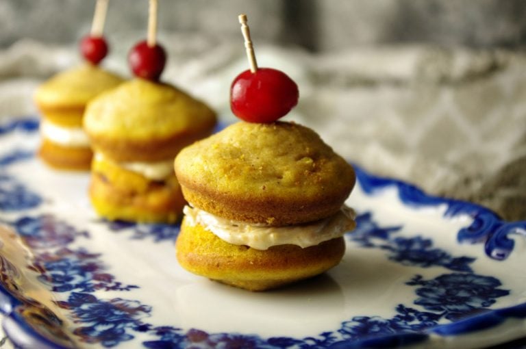 Pumpkin Whoopie Pies with Dulce de Leche Filling