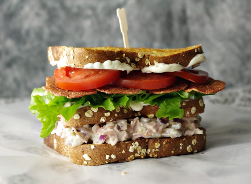 Double Decker Ham Salad BLT