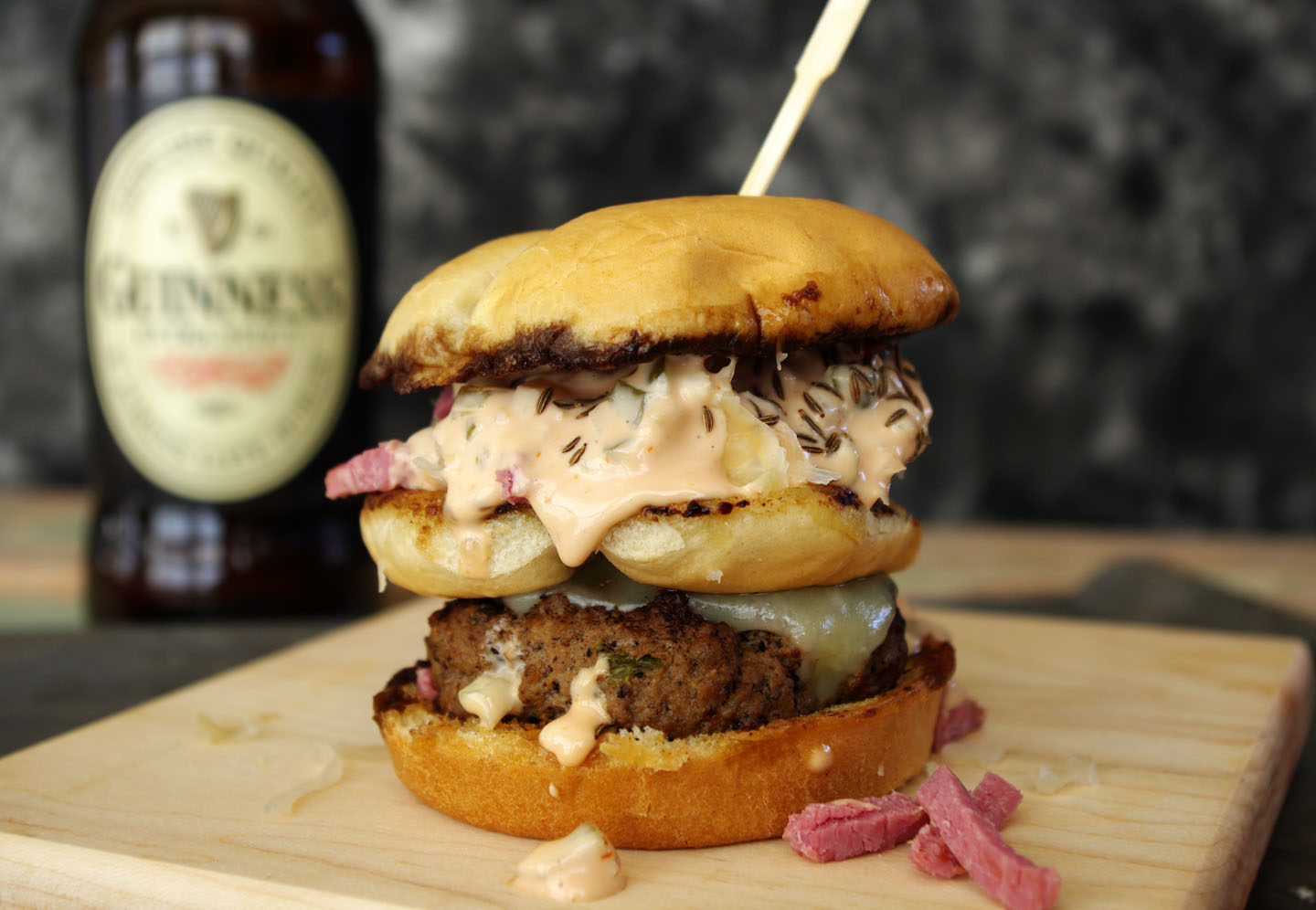 Reuben Burger Dixie Chik Cooks