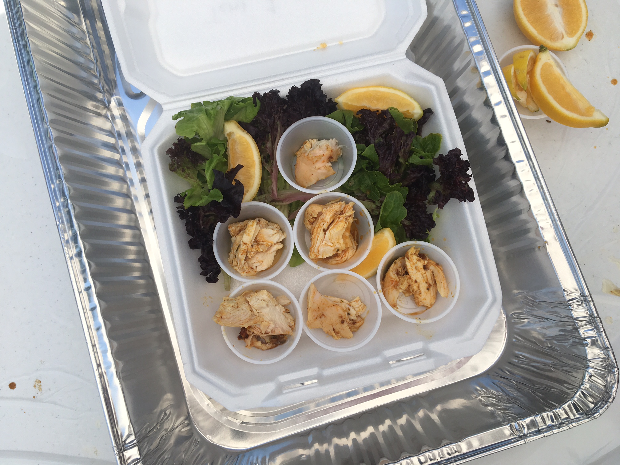 Caribbean Smoked Chicken & Spicy Smoked Lamb 