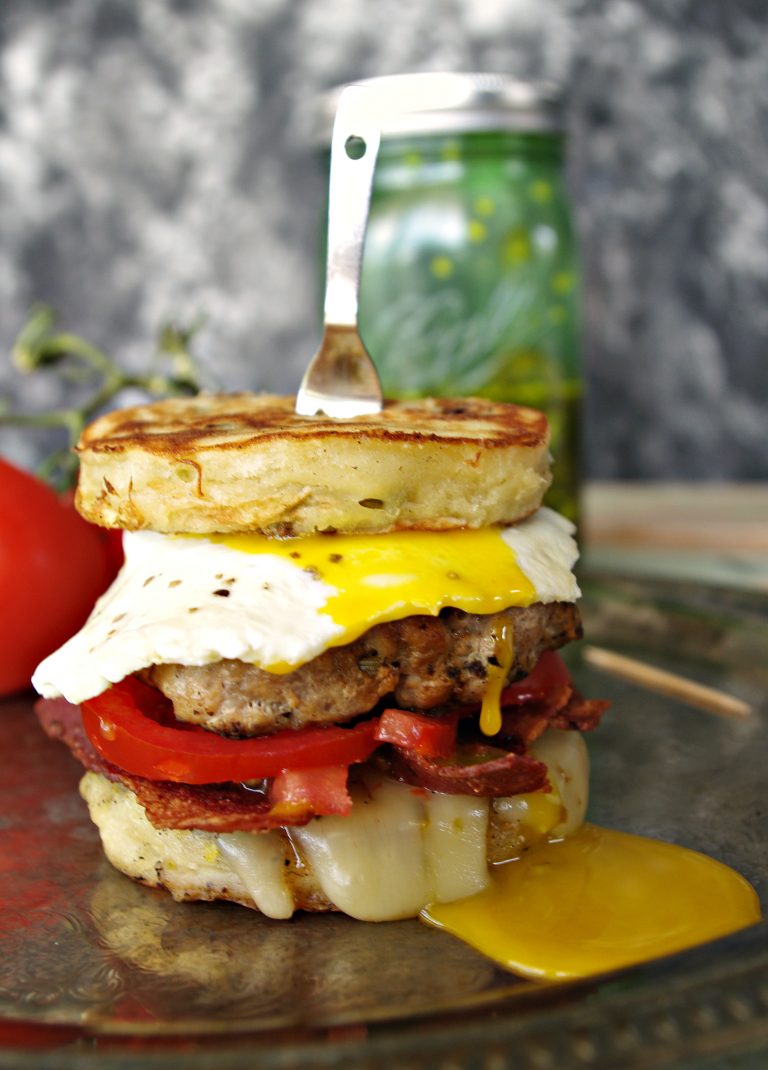 Brunch Burger | Dixie Chik Cooks