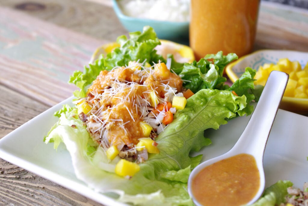 Smoked Chicken Lettuce Wraps