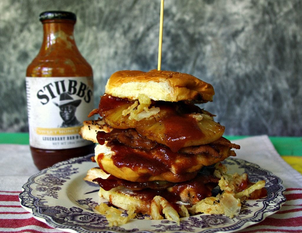 Extreme Hawaiian Chicken Sandwich|Dixie Chik Cooks