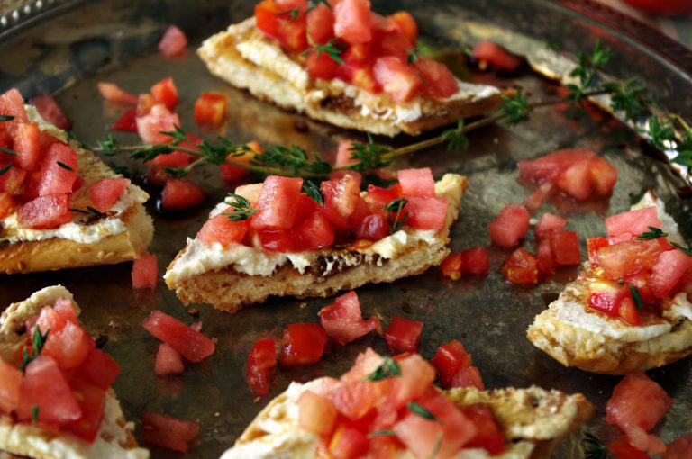 Jalapeno Watermelon Bruschetta