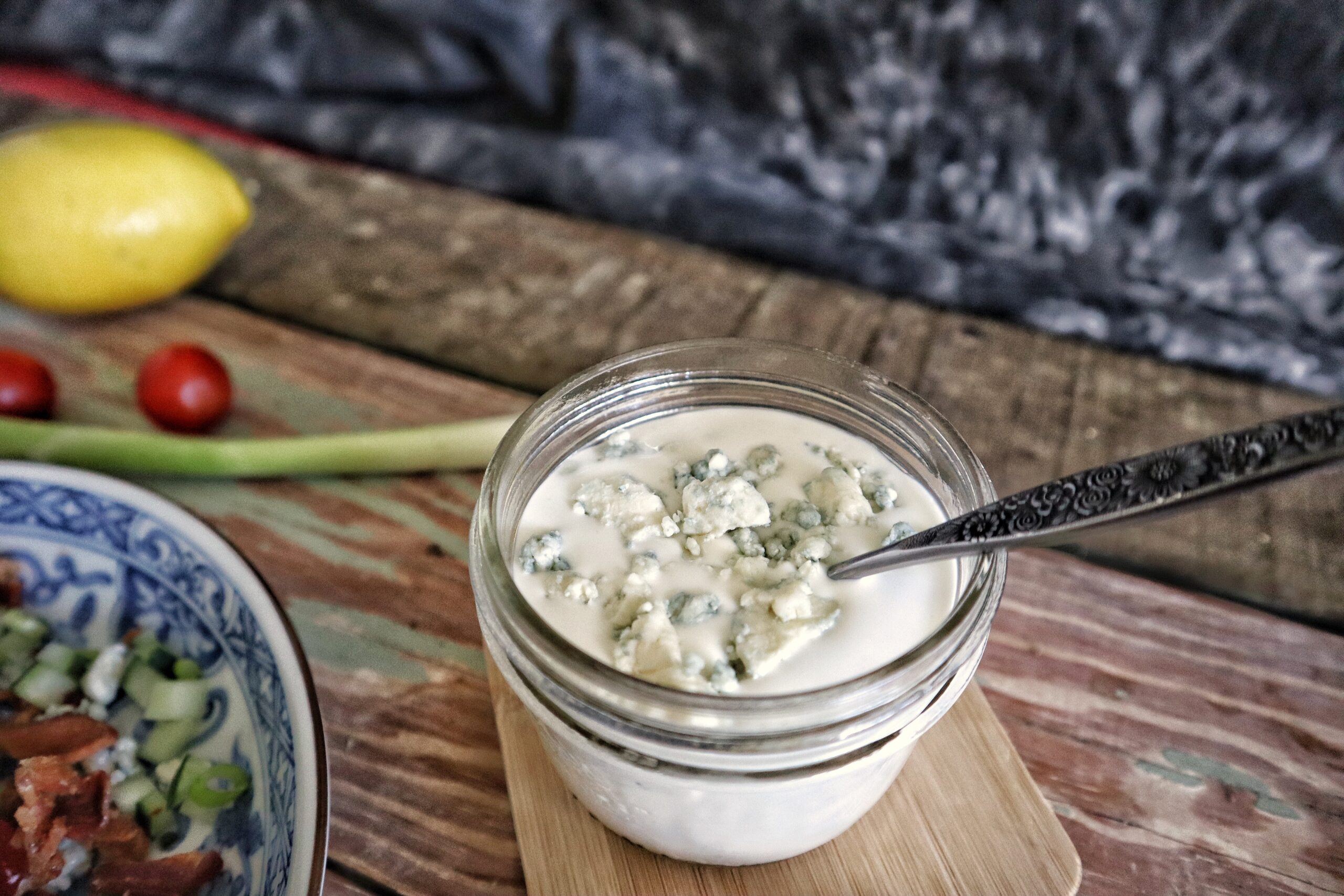 Homemade Blue Cheese Dressing Dixie Chik Cooks