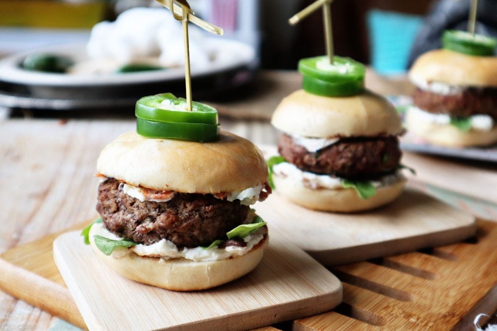 Jalapeno Popper Bagel Burger