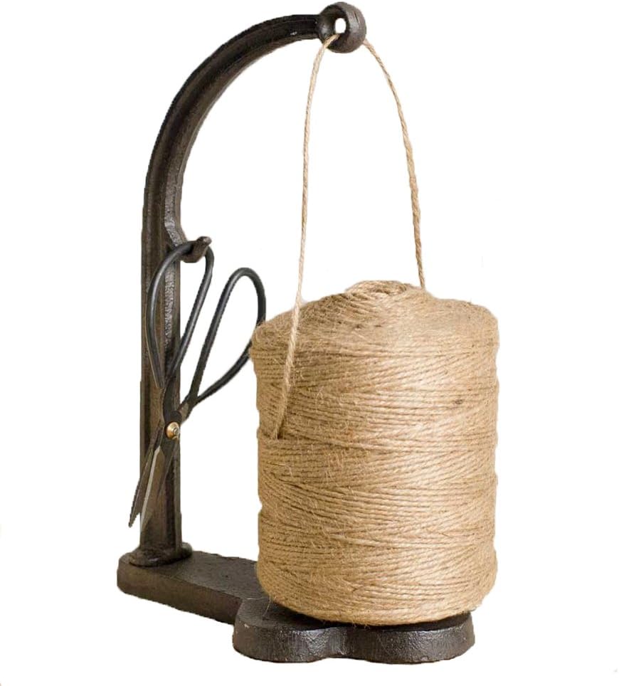 Vintage Style Cast Iron Twine and Shears Set