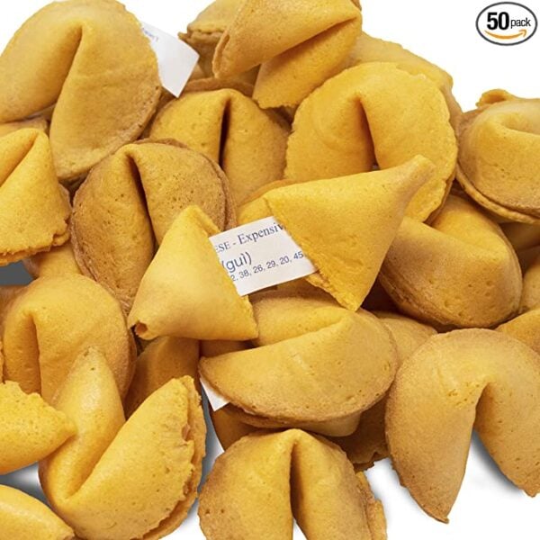 50 Individually Wrapped Fortune Cookies