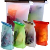 WOHOME Reusable Silicone Food Storage Bags