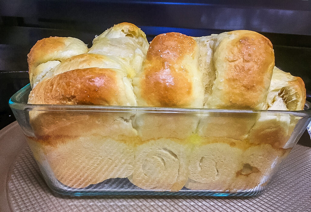 Homemade Brioche Bread - Out of the oven