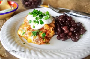 Beef Enchilada Lasagna