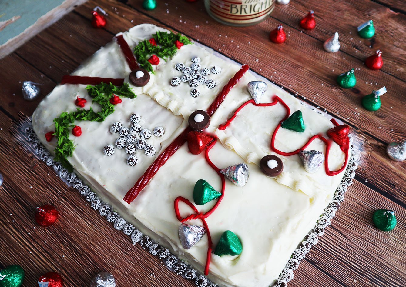 Ugly Christmas Sweater Cake | Dixie Chik Cooks