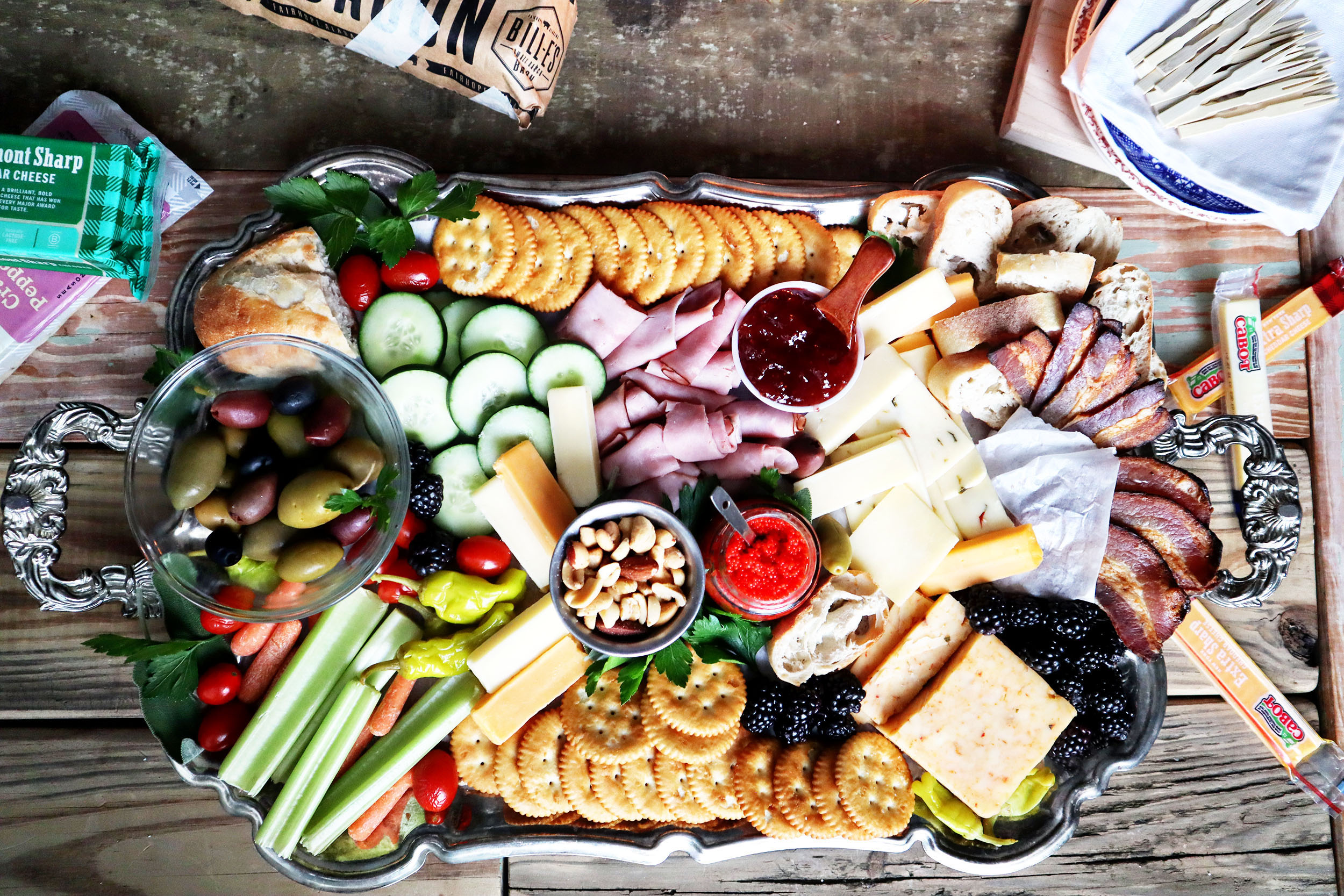 Bacon And Cheddar Charcuterie Board Dixie Chik Cooks