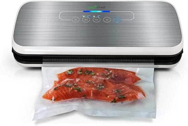 NutriChef Vacuum Sealer, 12", Silver