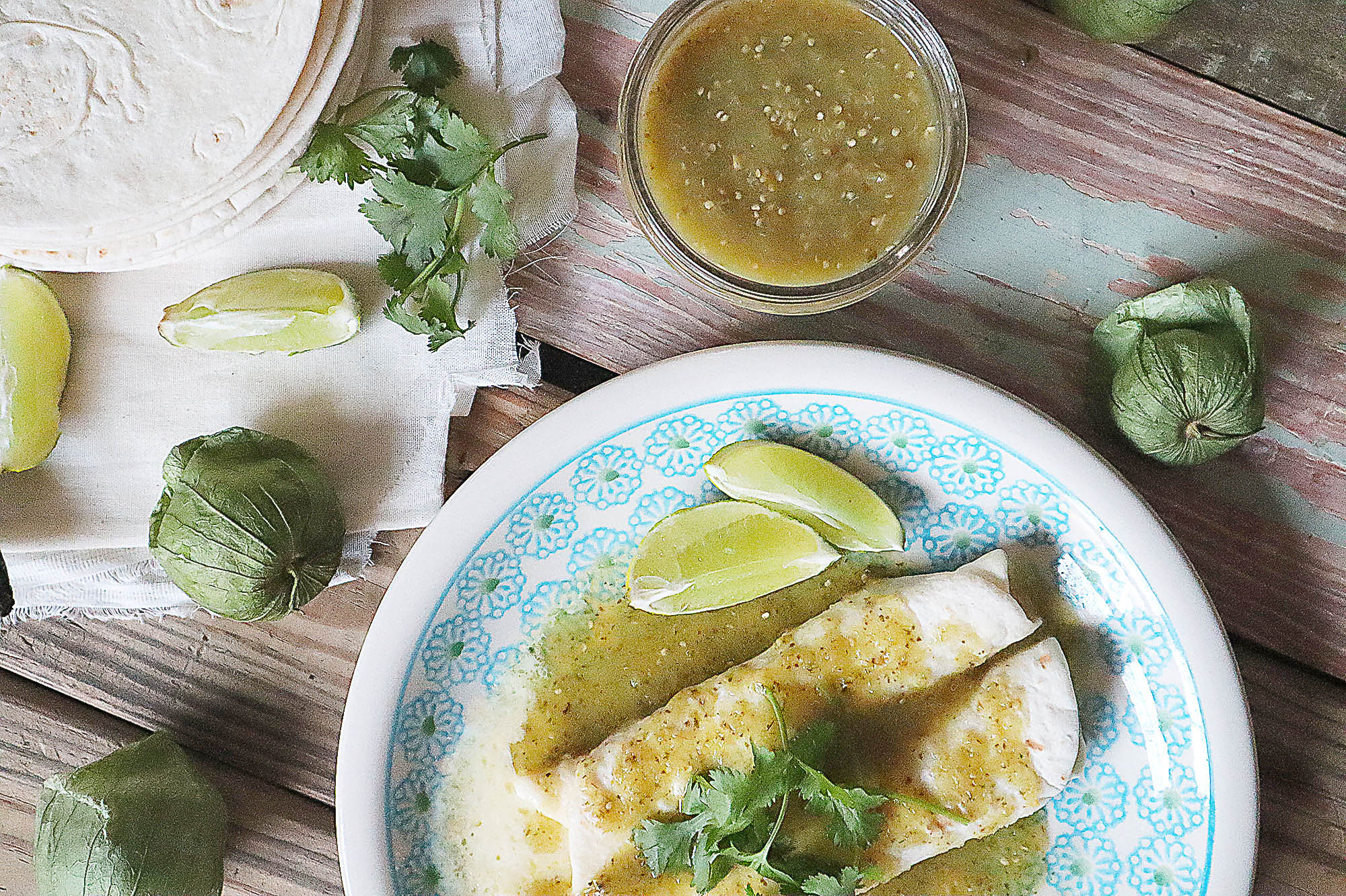 Tomatillo Enchilada Sauce Dixie Chik Cooks