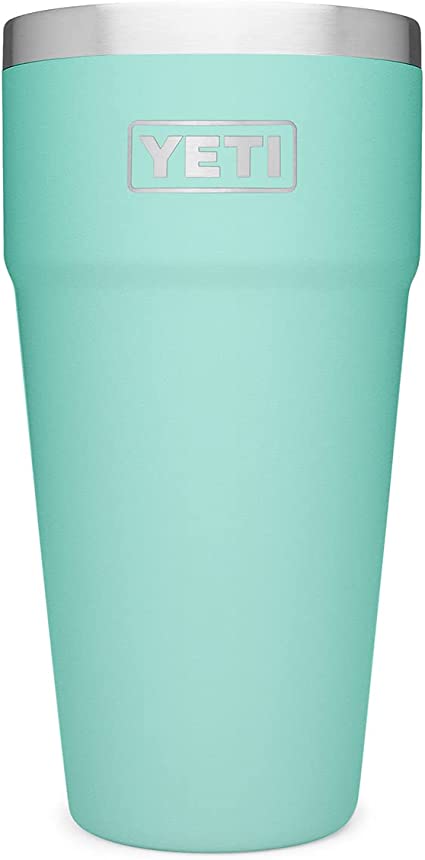 YETI Rambler 26 Oz Stackable Cup, Vacuum Insulated, Stainless Steel With No  Lid, Seafoam