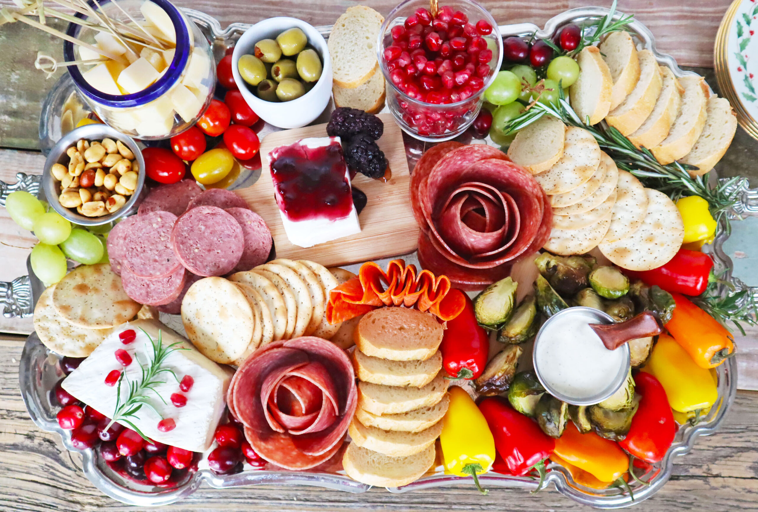 Christmas charcuterie board